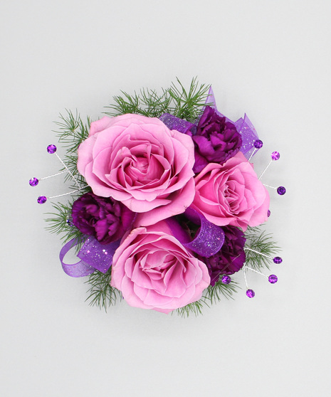 Spray Rose & Pixie Carnation Corsage