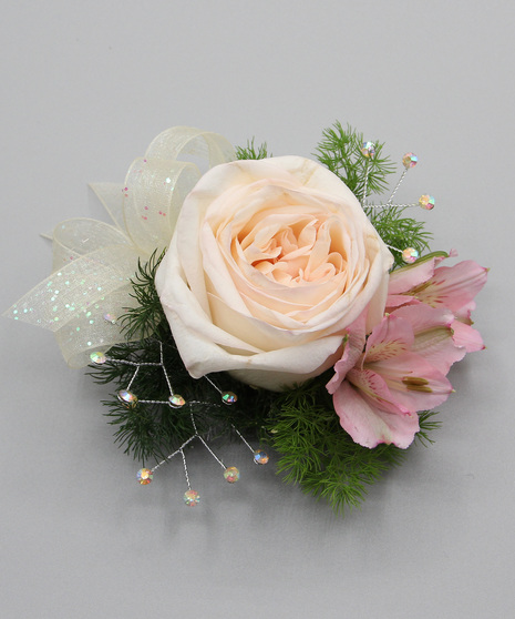 Garden Rose & Alstromeria Corsage