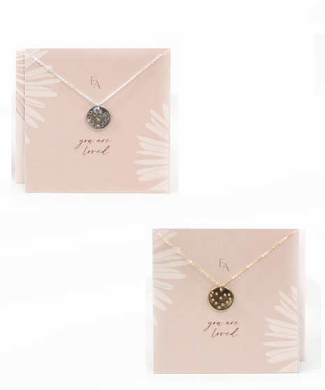 Ever Aster Dotted Heart Necklace