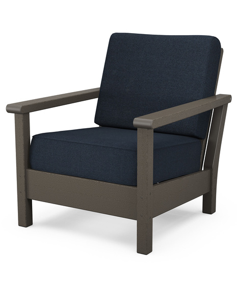 Harbour Deep Seating Chair - Vintage Coffee/Marine Indigo