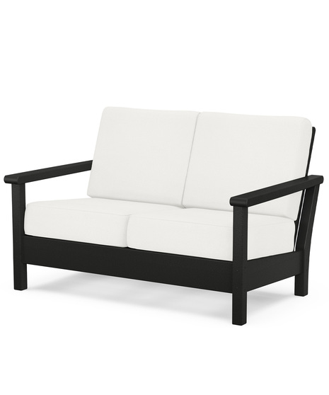 Harbour Deep Seating Loveseat is the perfect addition to your outdoor living area designed with contemporary lines and premium comfort