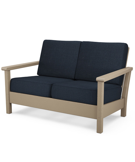 Harbour Deep Seating Loveseat is the perfect addition to your outdoor living area designed with contemporary lines and premium comfort