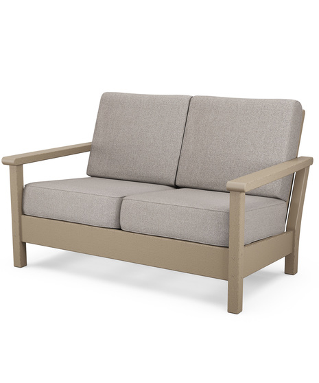 Harbour Deep Seating Loveseat is the perfect addition to your outdoor living area designed with contemporary lines and premium comfort