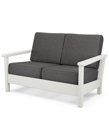 Harbour Deep Seating Loveseat is the perfect addition to your outdoor living area designed with contemporary lines and premium comfort