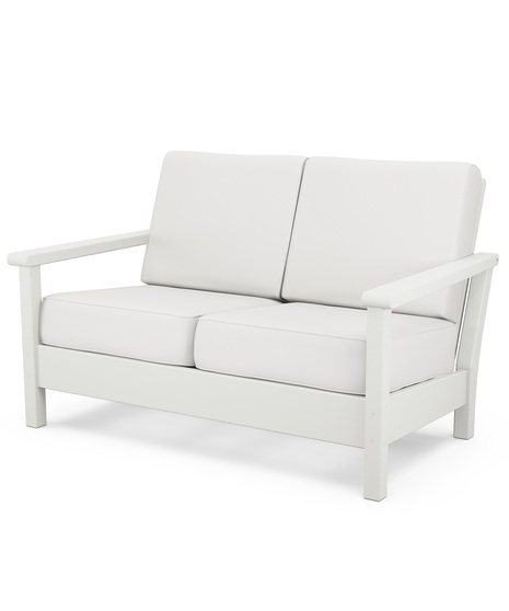 Harbour Deep Seating Loveseat is the perfect addition to your outdoor living area designed with contemporary lines and premium comfort