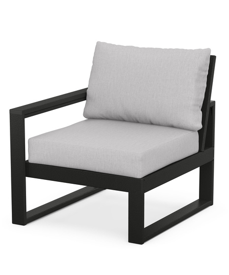 Pair this sleek modern deep seating chair with the rest of the EDGE Modular Collection to create a unique piece of furniture that is custom fit for your outdoor space.