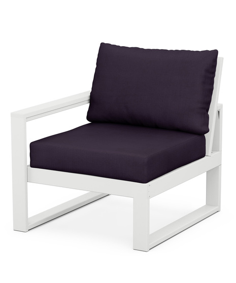 Pair this sleek modern deep seating chair with the rest of the EDGE Modular Collection to create a unique piece of furniture that is custom fit for your outdoor space.