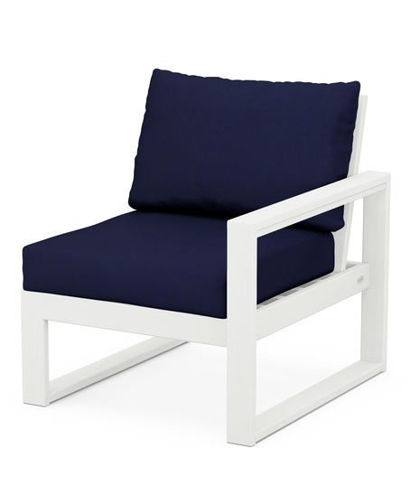 Pair this sleek modern deep seating chair with the rest of the EDGE Modular Collection to create a unique piece of furniture that is custom fit for your outdoor space.