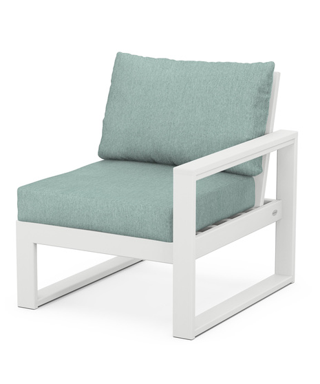 Pair this sleek modern deep seating chair with the rest of the EDGE Modular Collection to create a unique piece of furniture that is custom fit for your outdoor space.