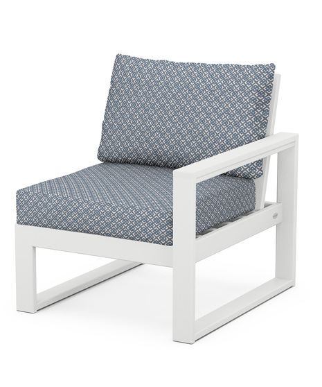 Pair this sleek modern deep seating chair with the rest of the EDGE Modular Collection to create a unique piece of furniture that is custom fit for your outdoor space.