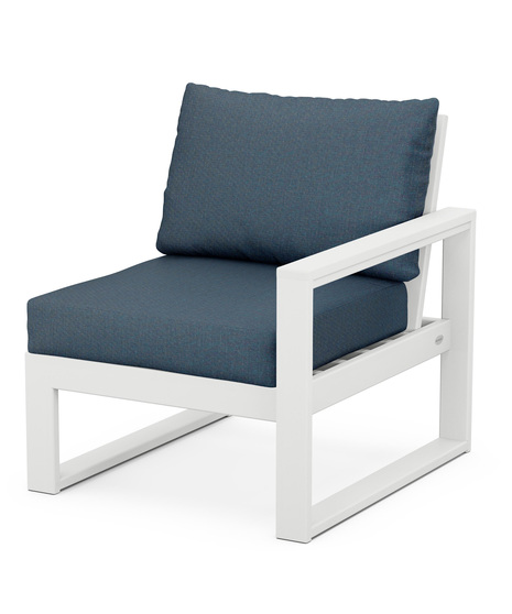 Pair this sleek modern deep seating chair with the rest of the EDGE Modular Collection to create a unique piece of furniture that is custom fit for your outdoor space.