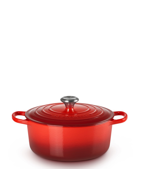 Enameled Cast Iron Signature Round Dutch Oven with Lid 5.5qt