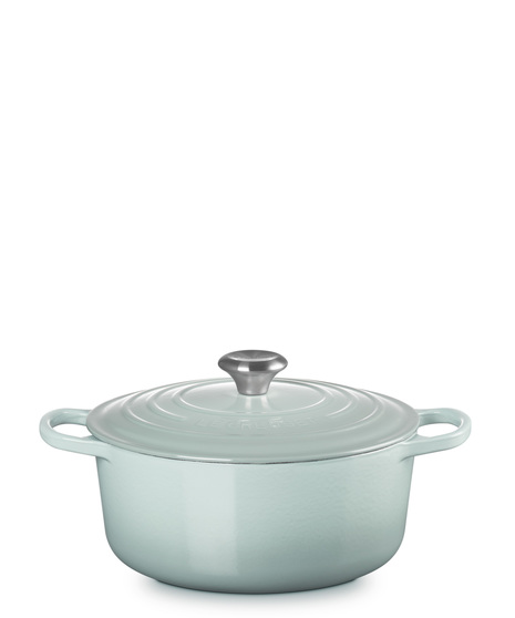 Enameled Cast Iron Signature Round Dutch Oven with Lid 5.5qt