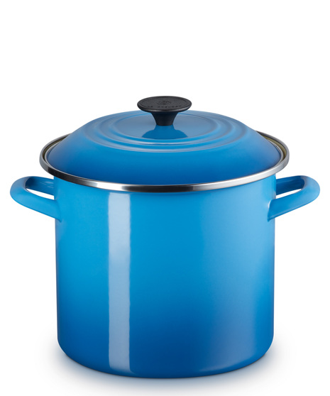 Enamel on Steel Classic Round Stock Pot with Lid 8qt