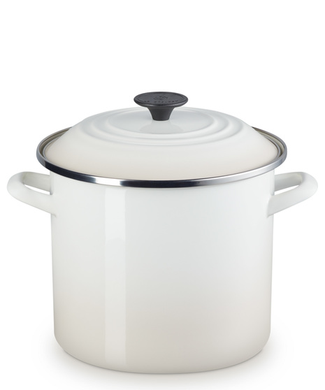 Enamel on Steel Classic Round Stock Pot with Lid 8qt