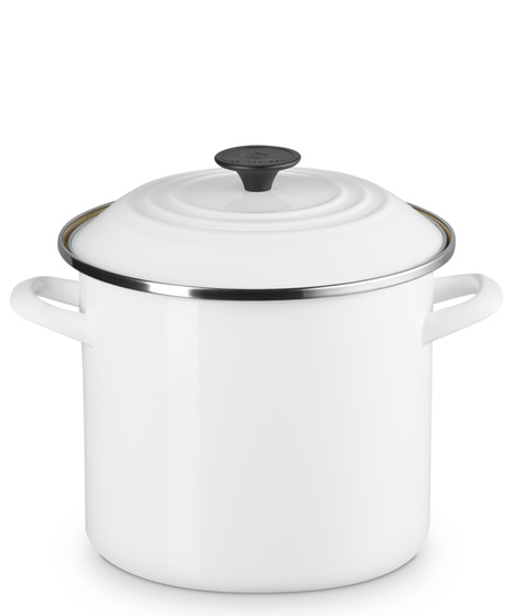 Enamel on Steel Classic Round Stock Pot with Lid 8qt